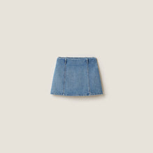 Denim miniskirt