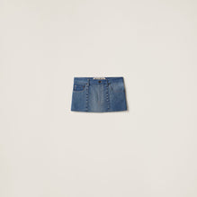 Denim miniskirt