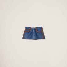 Denim miniskirt