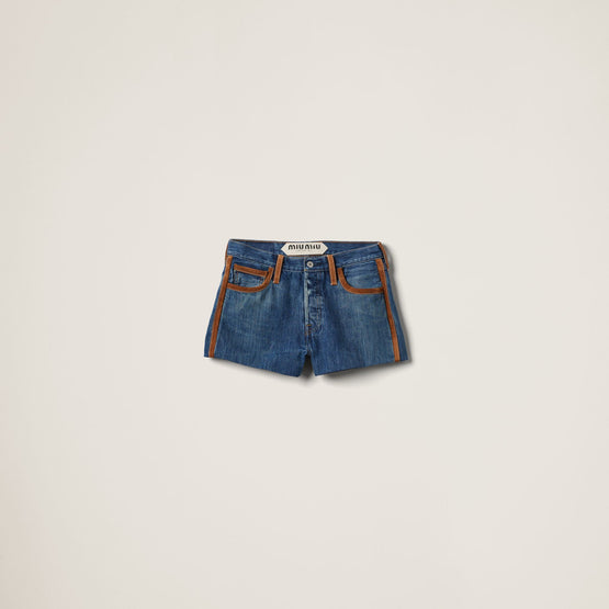 Denim shorts