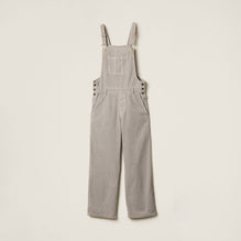 Washed velvet corduroy jumpsuit
