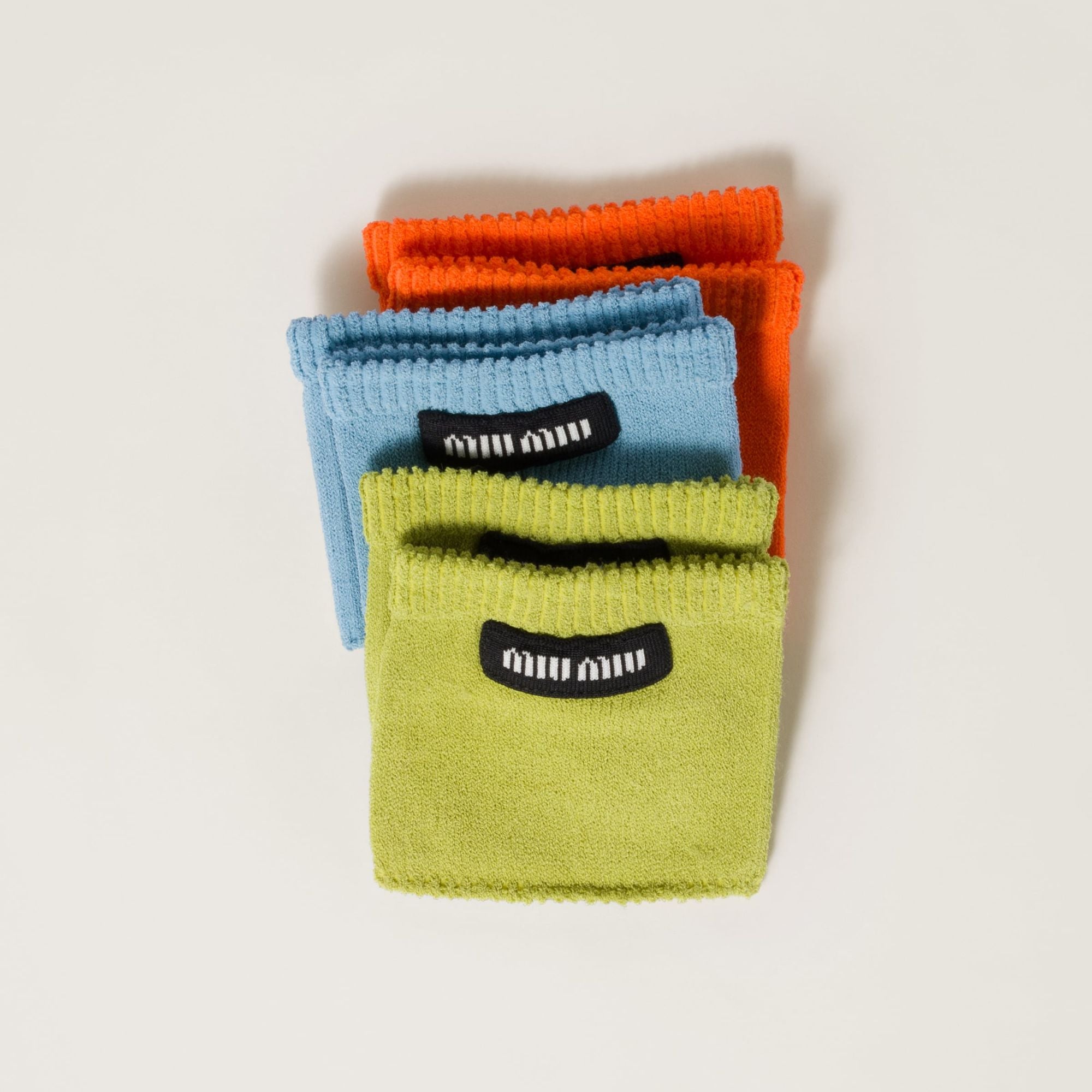 Women Viscose Socks - Arancio+cielo+pistac