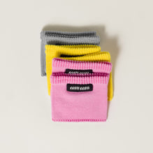 Women Viscose Socks - Grigio+giallo+rosa