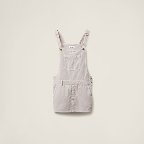 Corduroy overall dress
