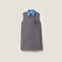 Velour mini-dress