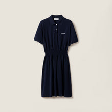 Cotton piqué dress