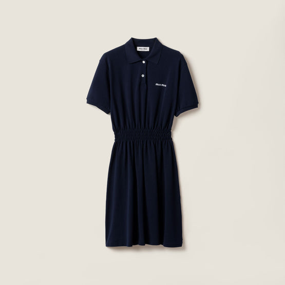 Cotton piqué dress