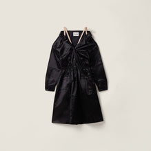 Women Satin Dress - Nero