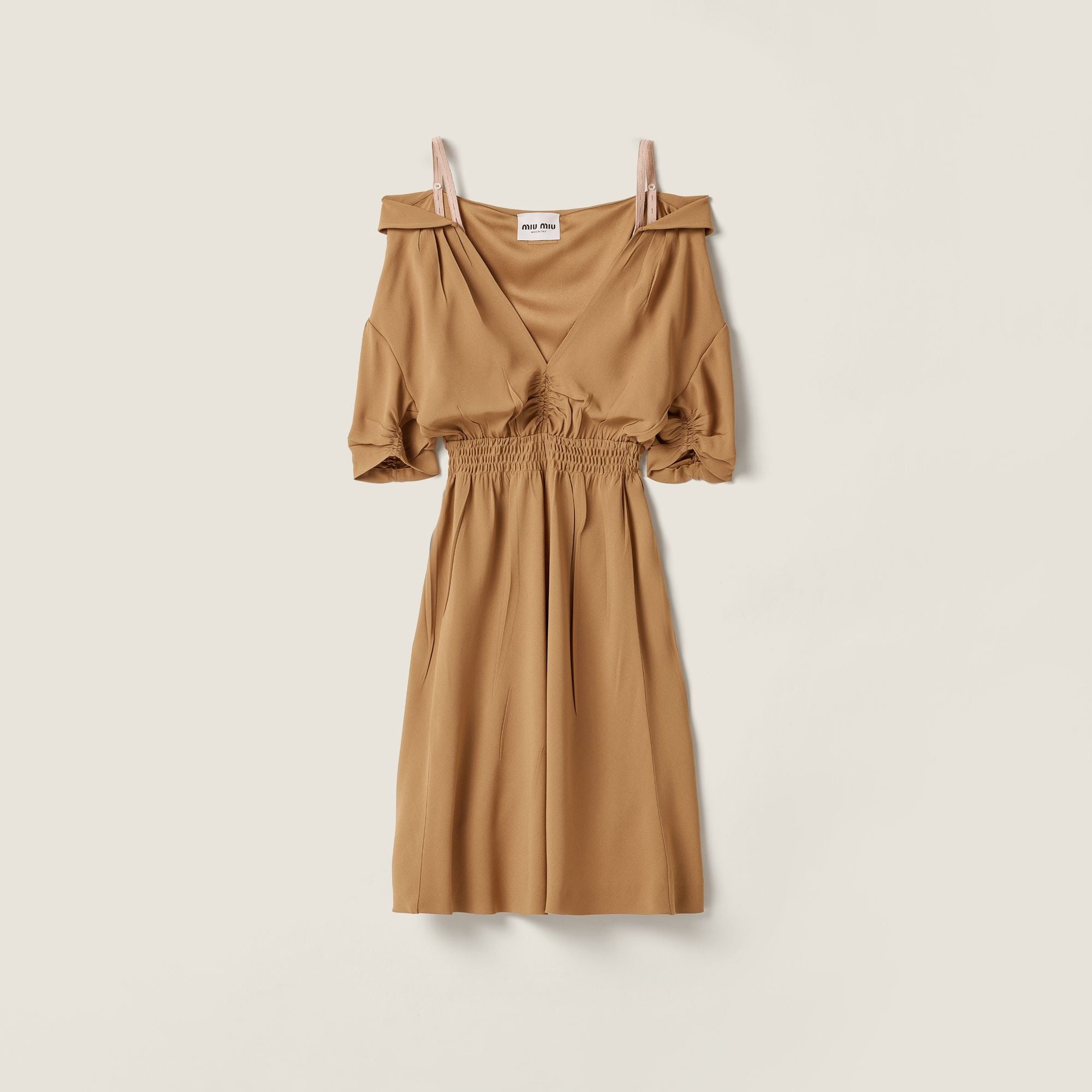 Women Sablé Dress - Cammello