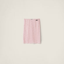 Embroidered chiffon skirt