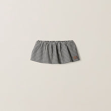 Gingham check miniskirt