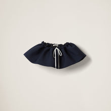 Women Mohair Miniskirt - Navy