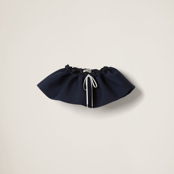 Women Mohair Miniskirt - Navy