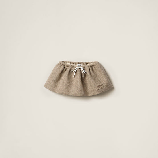Chevron miniskirt