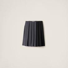 Women Kid Mohair Skirt - Ematite+nero