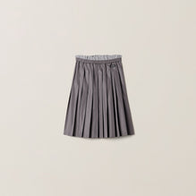 Technical silk skirt