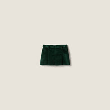Corduroy miniskirt