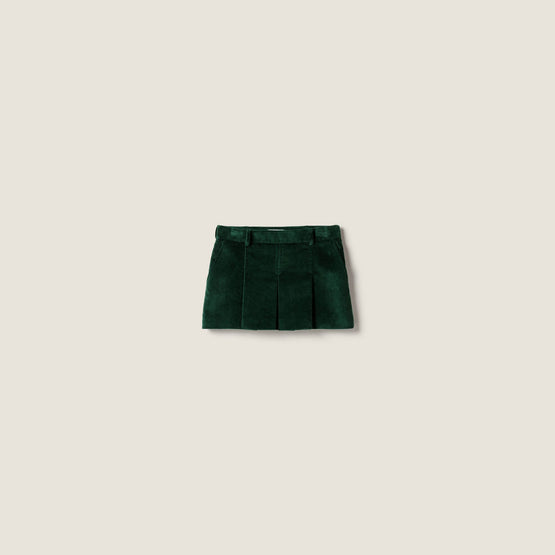 Corduroy miniskirt
