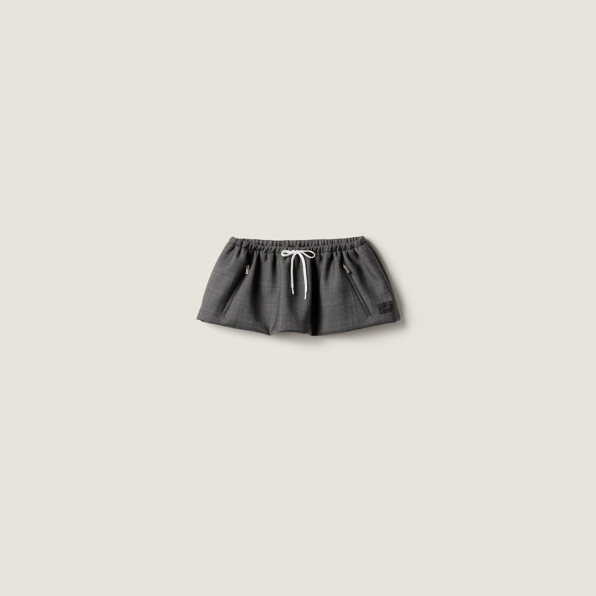 Women Prince Of Wales Miniskirt - Ardesia