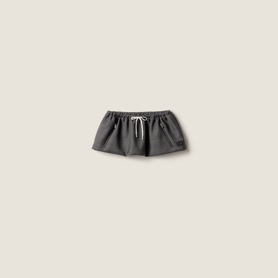 Women Prince Of Wales Miniskirt - Ardesia