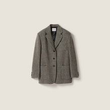 Single-breasted chevron jacket