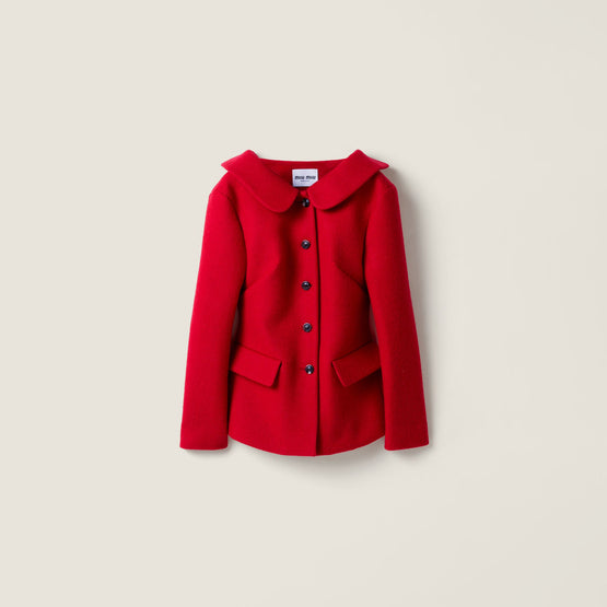 Mohair and wool jacket