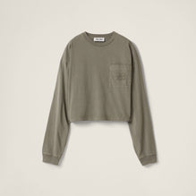 Garment-dyed jersey T-shirt