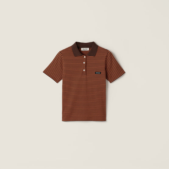 Jersey polo shirt