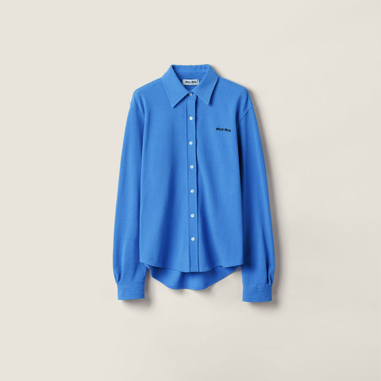 Cotton piqué shirt