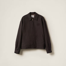 Mohair blouson jacket