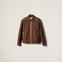Jacquard canvas blouson jacket