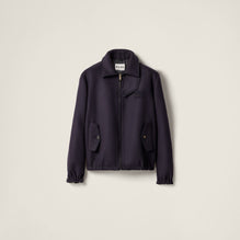 Wool blouson jacket