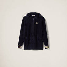 Knit hoodie