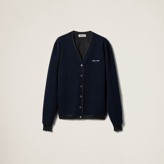 Silk cashmere cardigan sweater