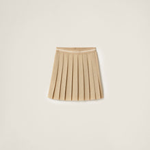 Lamé mini-skirt