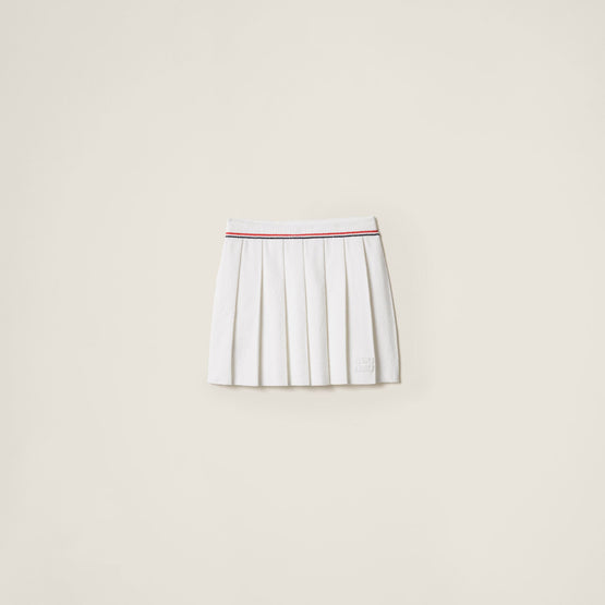 Cotton miniskirt