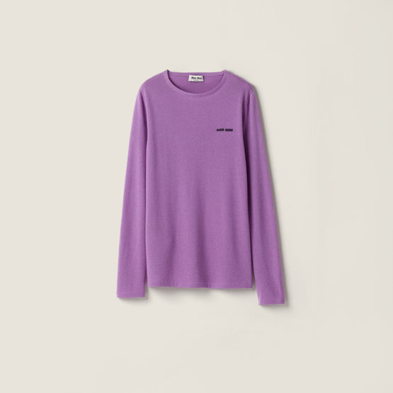 Cashmere and silk crew-neck sweater