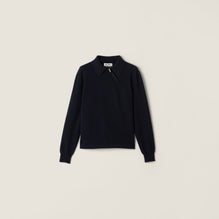 Cashmere polo shirt