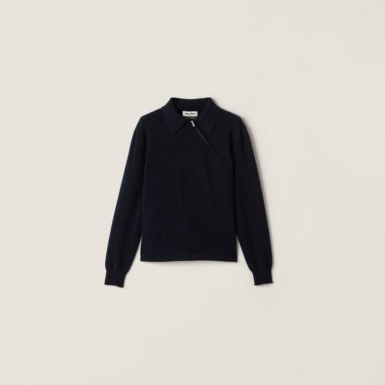 Cashmere polo shirt