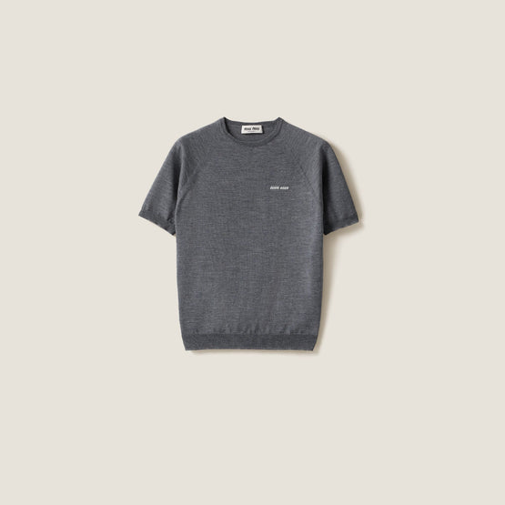 Wool crew-neck sweater