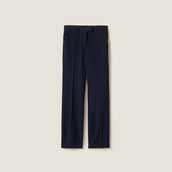 Wool and cashmere pants