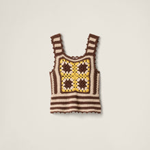 Crochet cashmere top