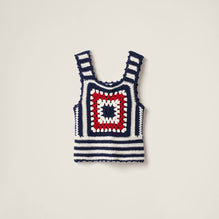 Crochet cashmere top