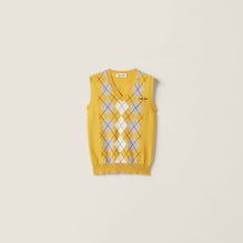 Women Cashmere Vest - Giallo