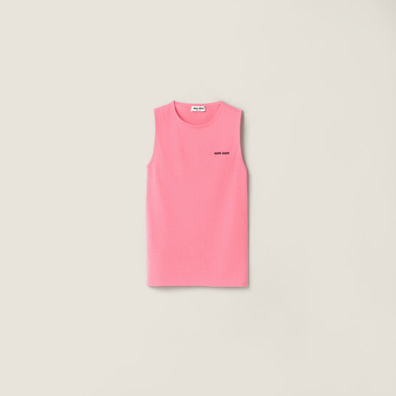 Women Cashmere And Silk Crew-neck Knit Top - Pink