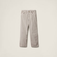 Garment-dyed corduroy pants