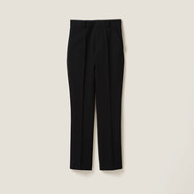 Women Grain De Poudre Pants - Nero