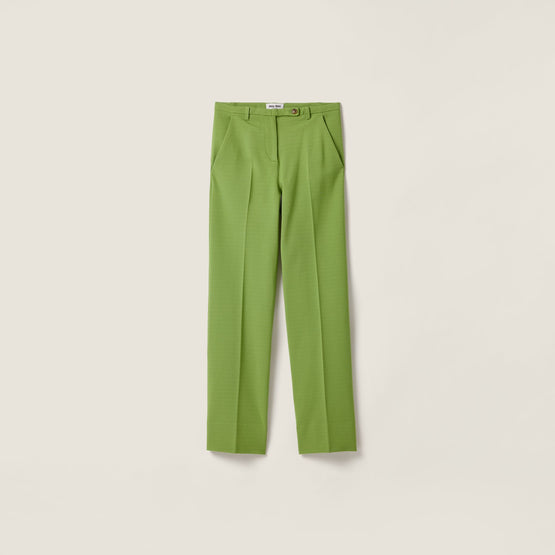Fabric stitch knit pants