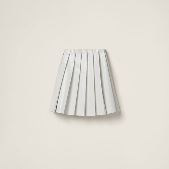 Pleated naplak skirt