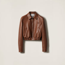Plongé nappa leather blouson jacket